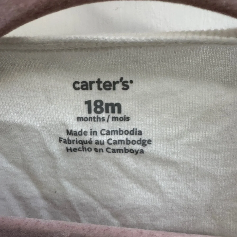 Carter’s 18M White Girls Bunny Watermelon Tank Top Onesie Bodysuit